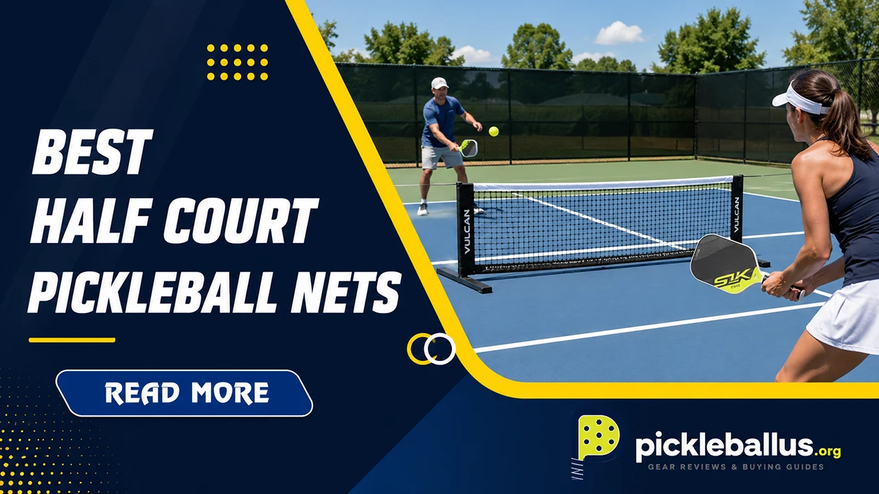 8 Best Half Court Pickleball Nets for Driveways & Small Spaces