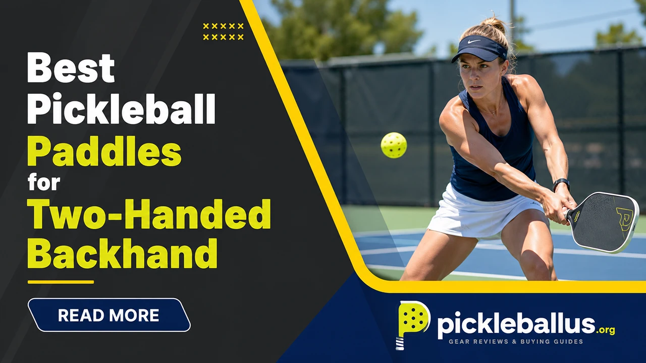 Best Pickleball Paddles for Two-Handed Backhand