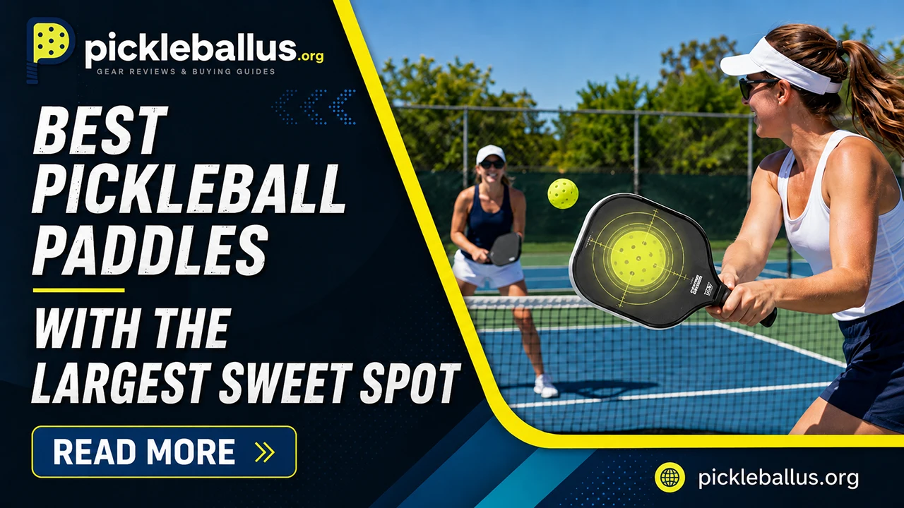 Best Pickleball Paddles with the Largest Sweet Spot
