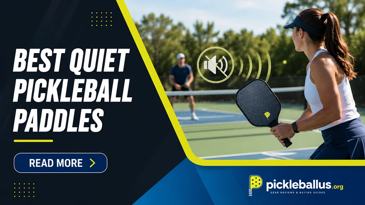 Best Quiet Pickleball Paddles for Noise-Restricted Courts