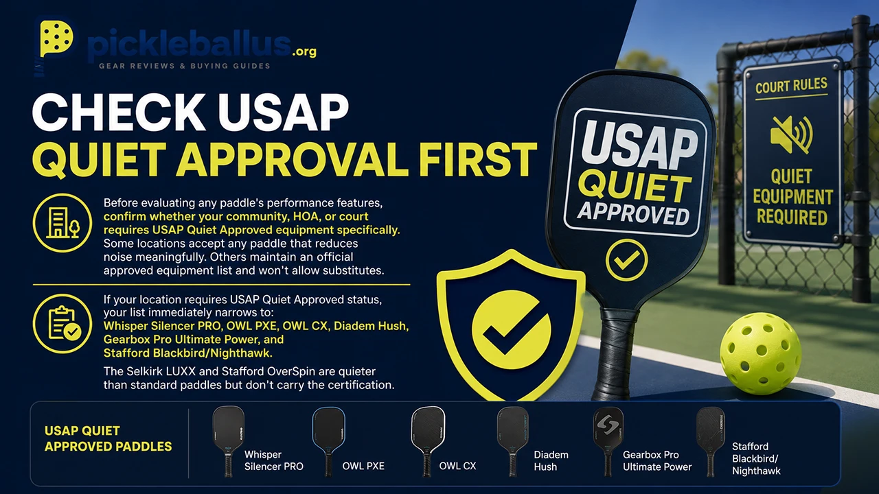Check USAP Quiet Approval First