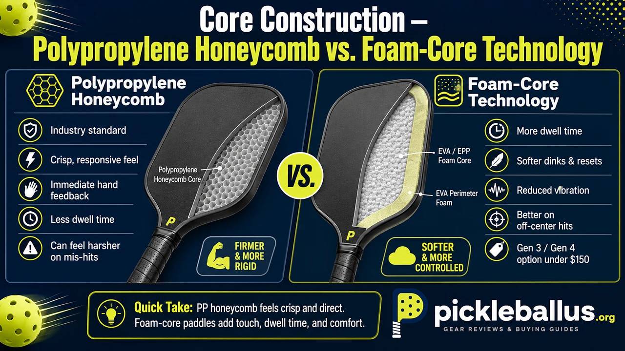 Core Construction — Polypropylene Honeycomb vs. Foam-Core Technology