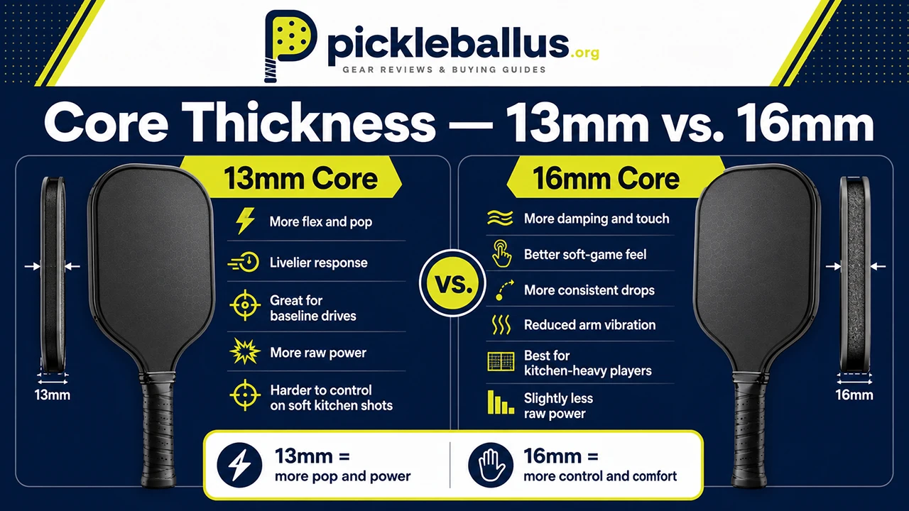 Core Thickness — 13mm vs. 16mm
