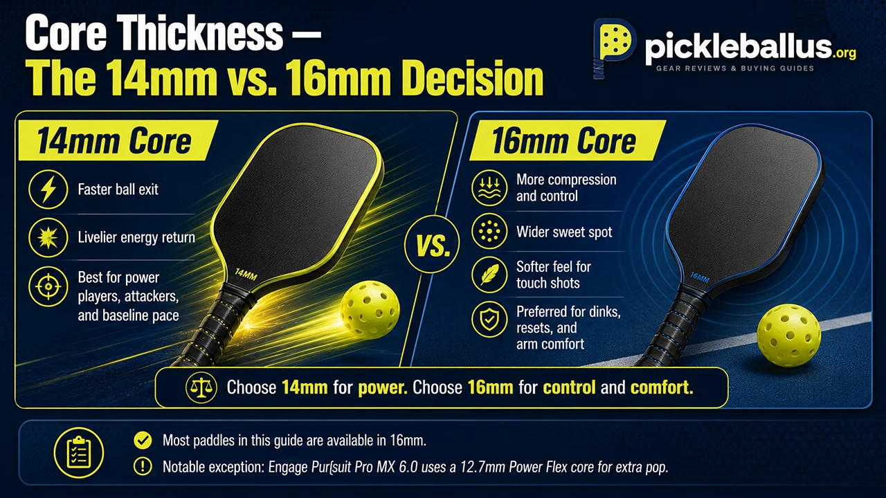 Core Thickness — The 14mm vs. 16mm Decision