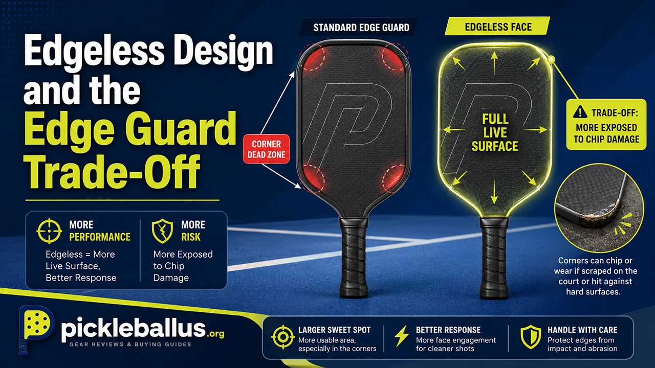 Edgeless design and the edge guard trade-off