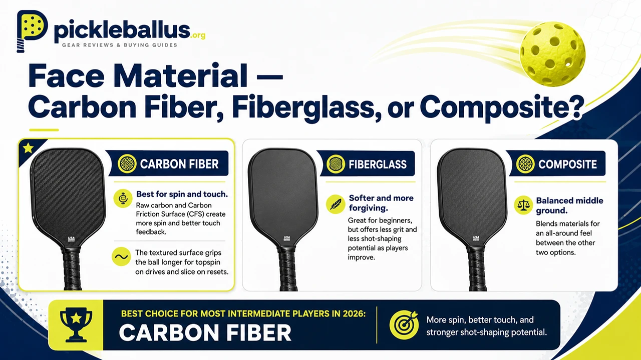 Face Material — Carbon Fiber, Fiberglass, or Composite?