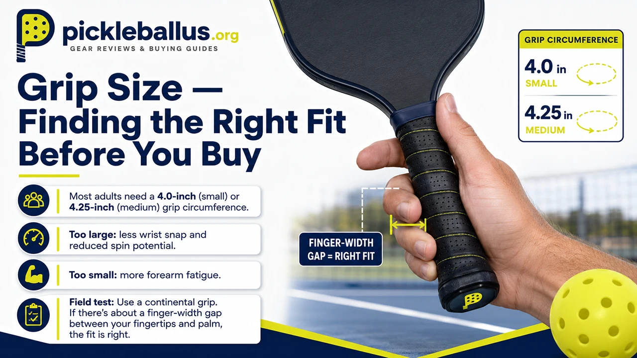 Grip Size — Finding the Right Fit Before You Buy