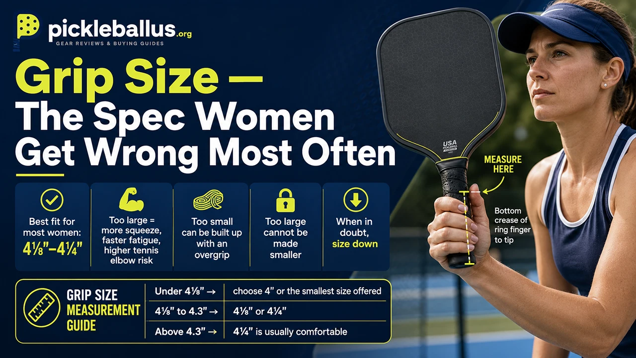 Grip Size — The Spec Women Get Wrong Most Often