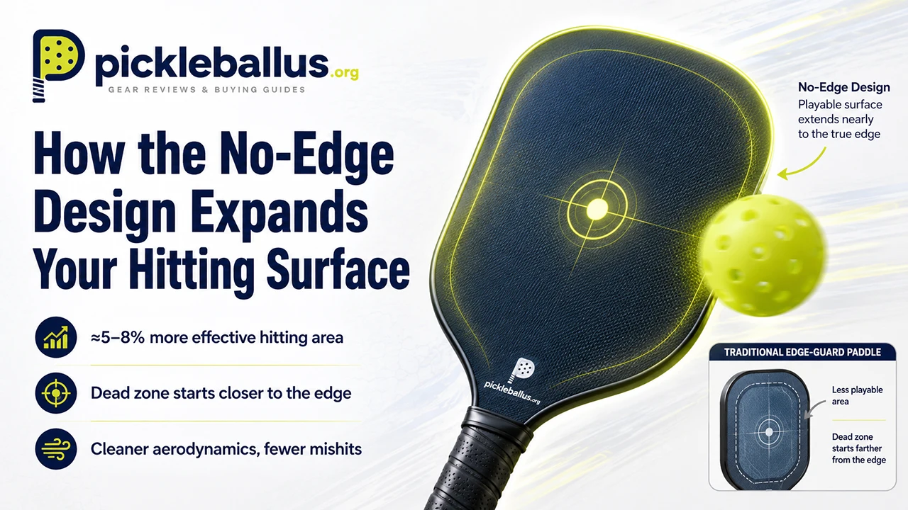 How the No-Edge Design Expands Your Hitting Surface