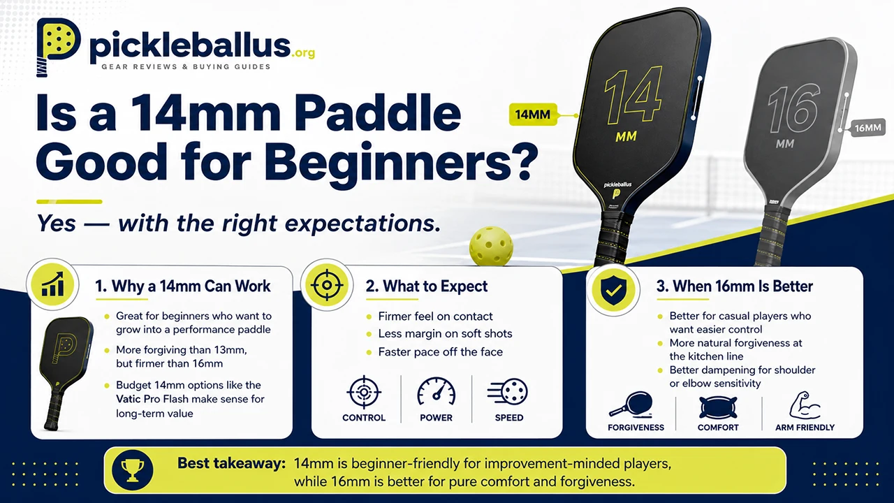Is a 14mm Paddle Good for Beginners?