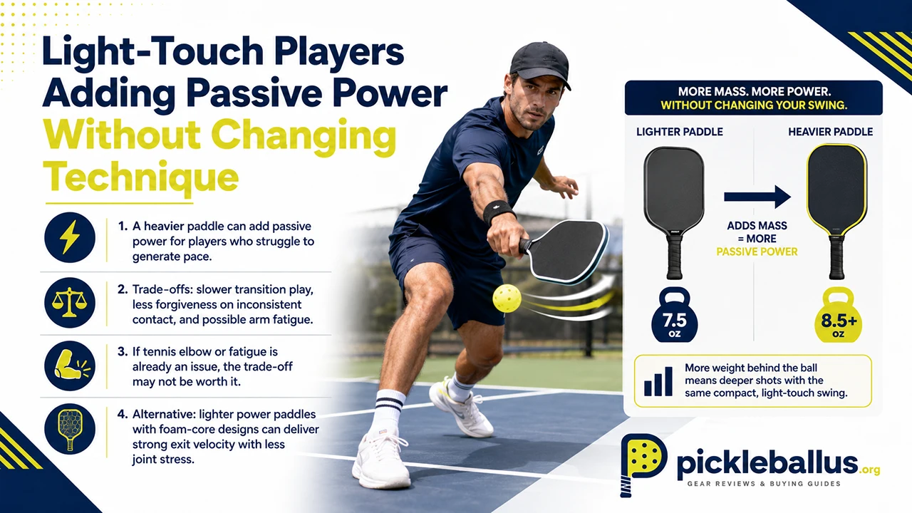 Light-Touch Players Adding Passive Power Without Changing Technique