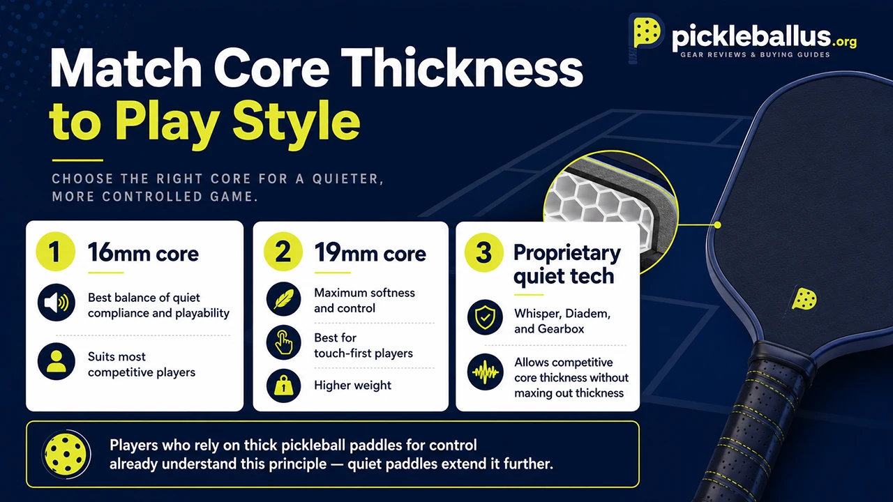 Match Core Thickness to Play Style