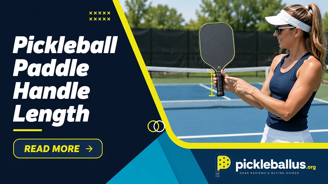 Pickleball Paddle Handle Length: Short vs. Standard vs. Long Explained