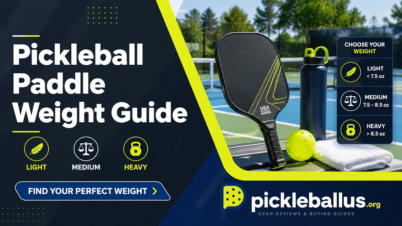 Pickleball Paddle Weight Guide: Which Oz Is Right for You?