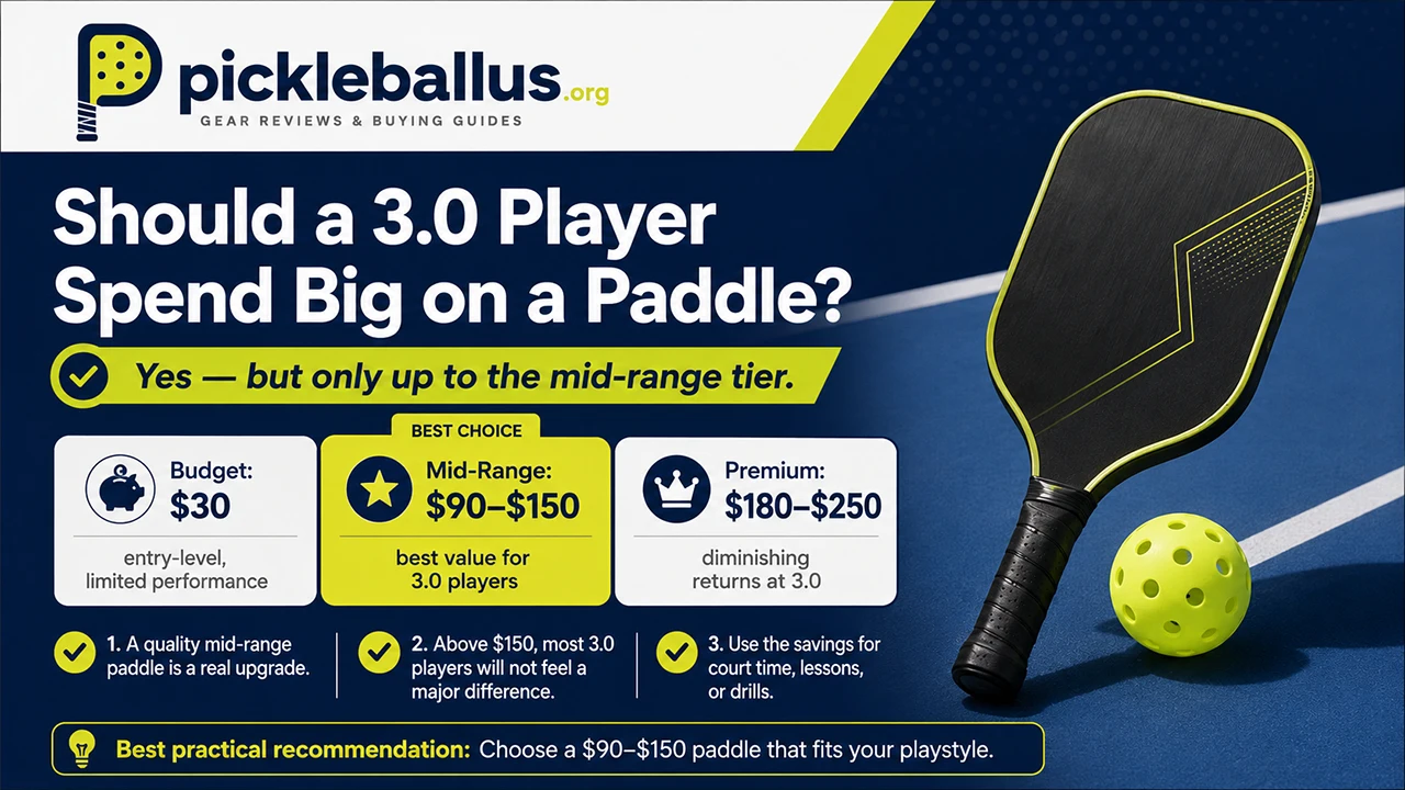 Should a 3.0 Player Spend Big on a Paddle?