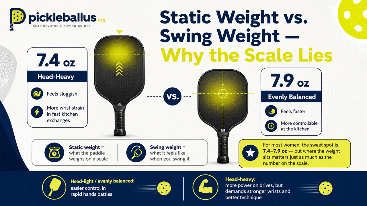 Static Weight vs. Swing Weight — Why the Scale Lies