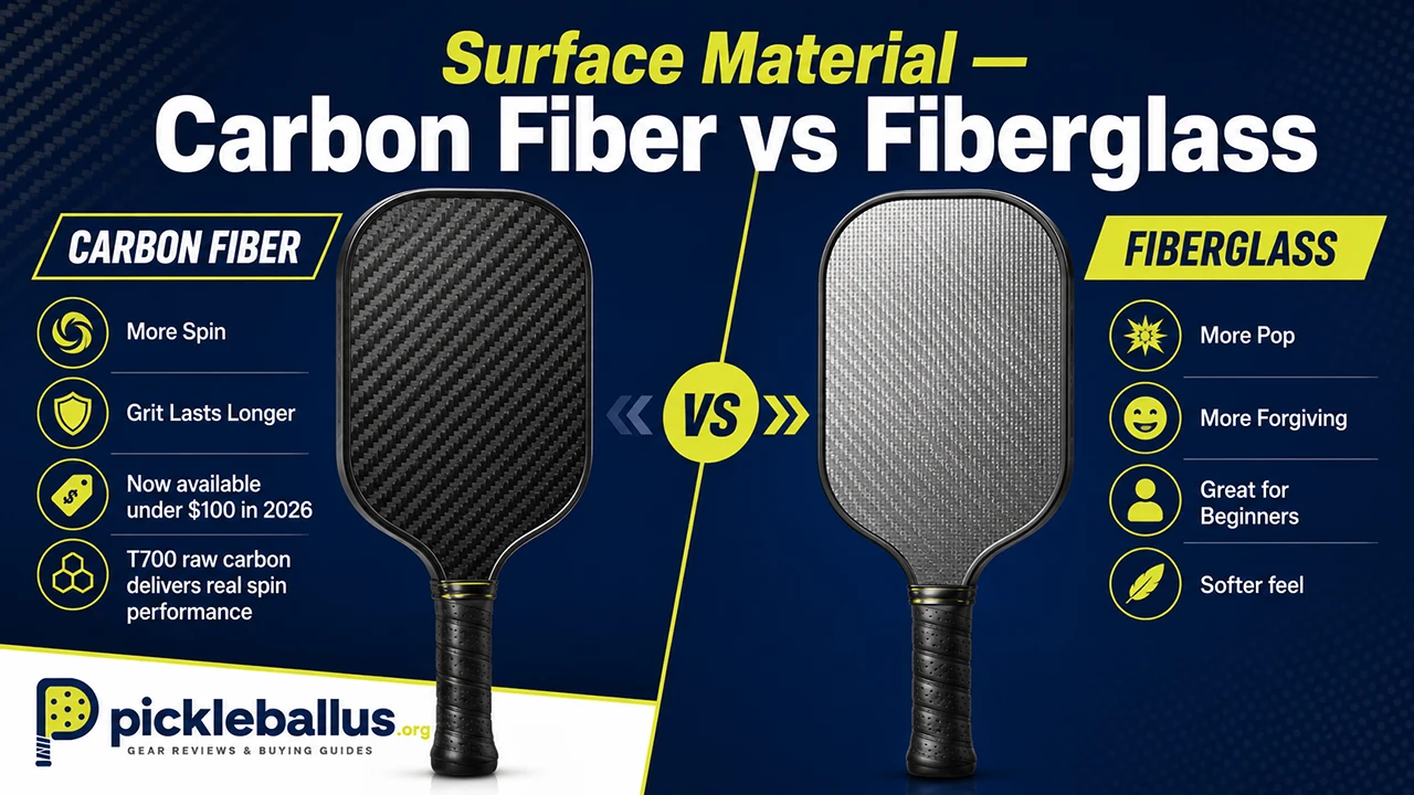 Surface Material — Carbon Fiber vs Fiberglass