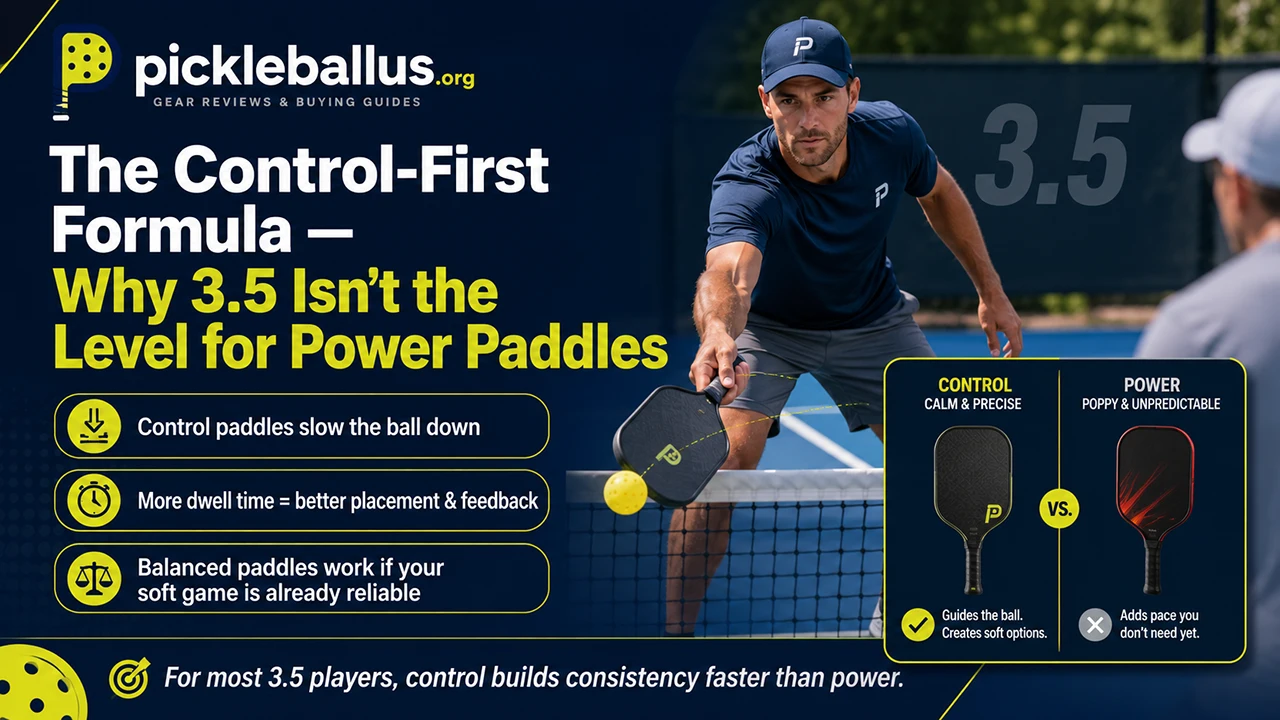 The Control-First Formula — Why 3.5 Isn't the Level for Power Paddles