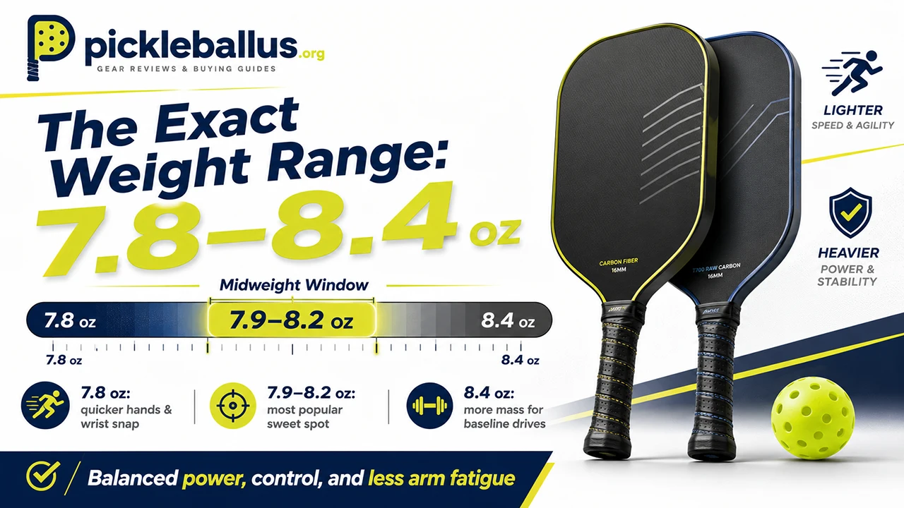 The Exact Weight Range: 7.8–8.4 oz