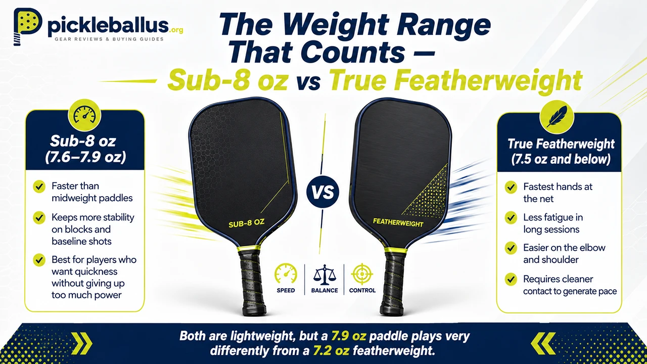 The Weight Range That Counts — Sub-8 oz vs True Featherweight