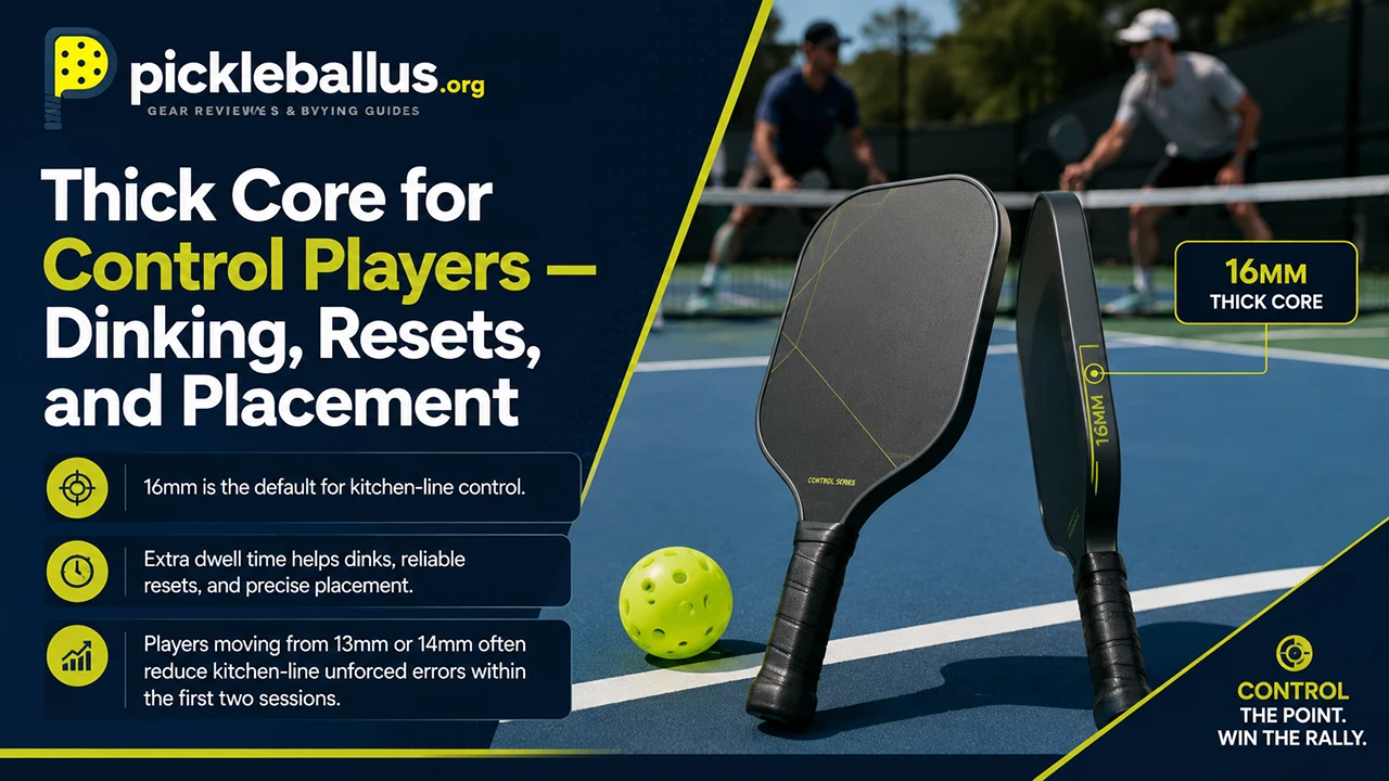 Thick Core for Control Players — Dinking, Resets, and Placement