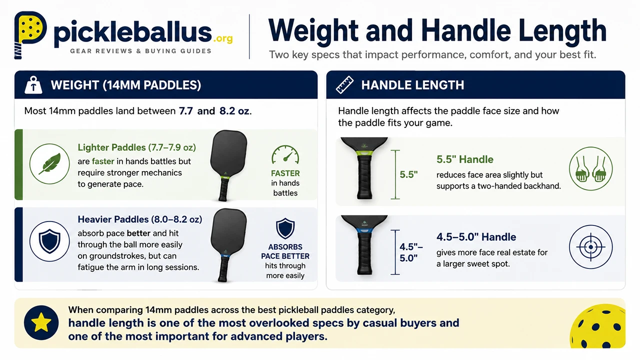 Weight and Handle Length