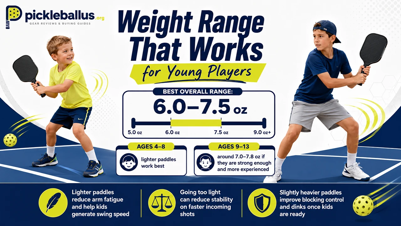 Weight Range That Works for Young Players