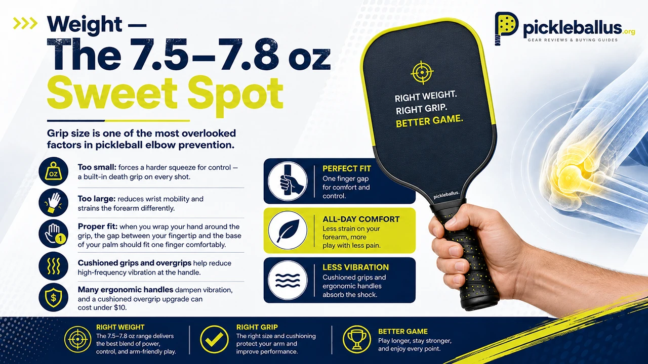 Weight — The 7.5–7.8 oz Sweet Spot