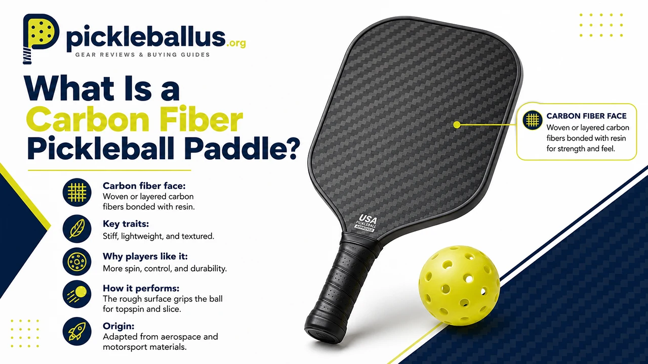 What Is a Carbon Fiber Pickleball Paddle?