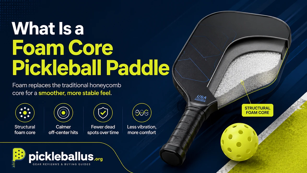 What Is a Foam Core Pickleball Paddle?