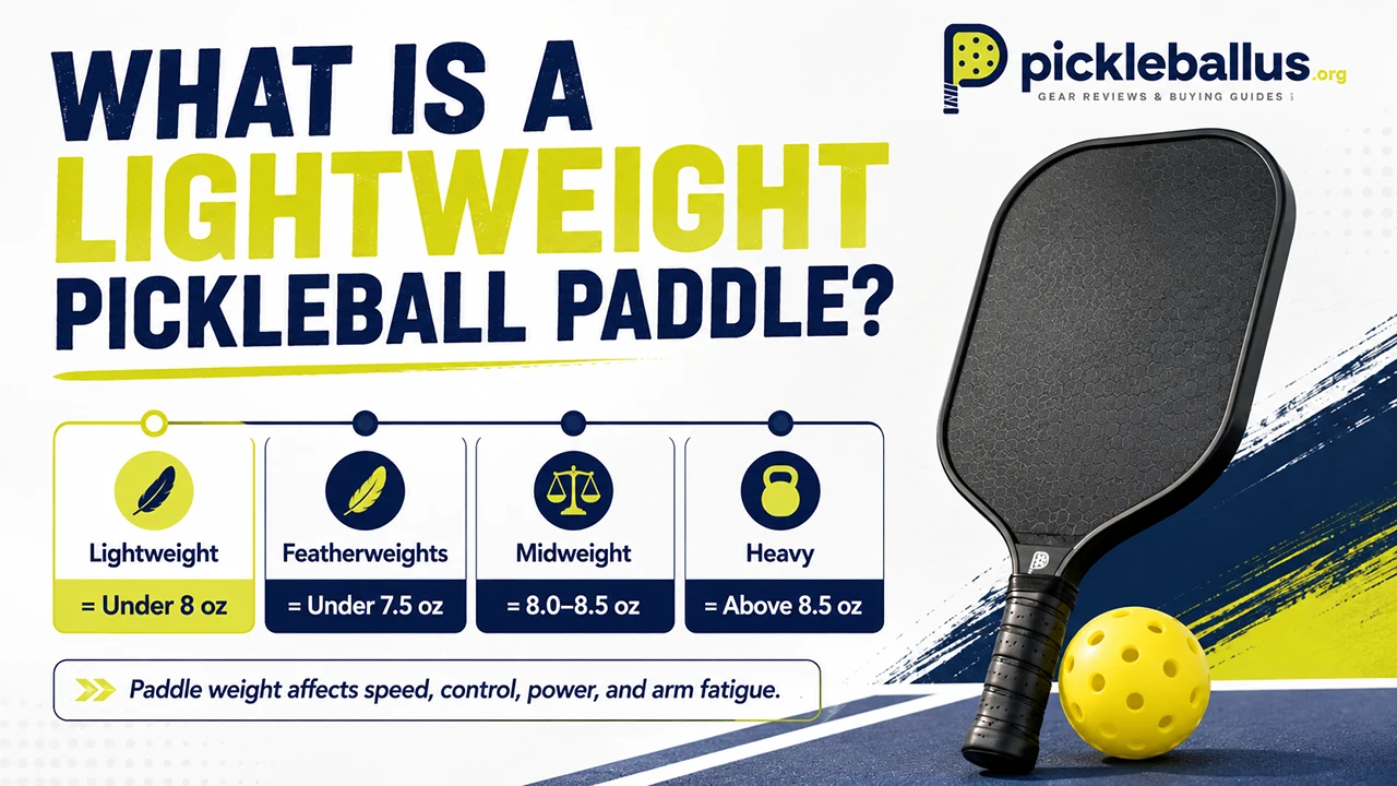 What Is a Lightweight Pickleball Paddle?