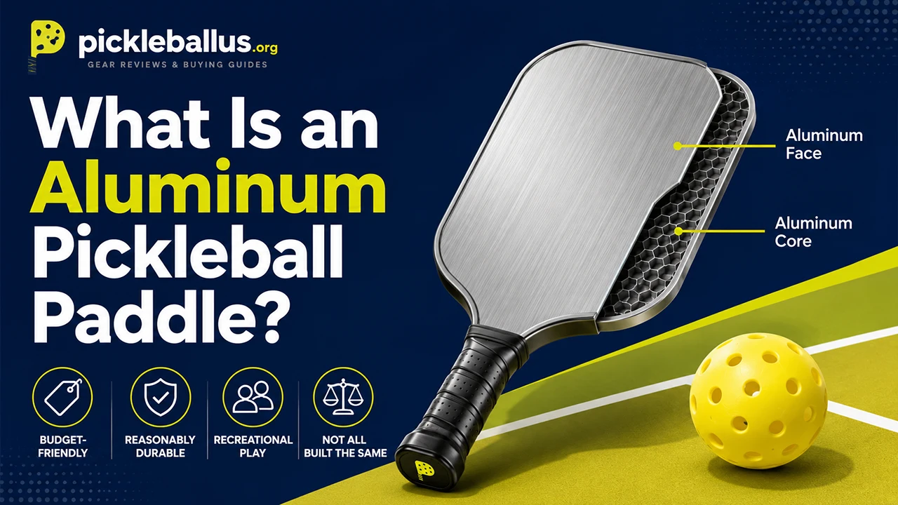 What Is an Aluminum Pickleball Paddle?