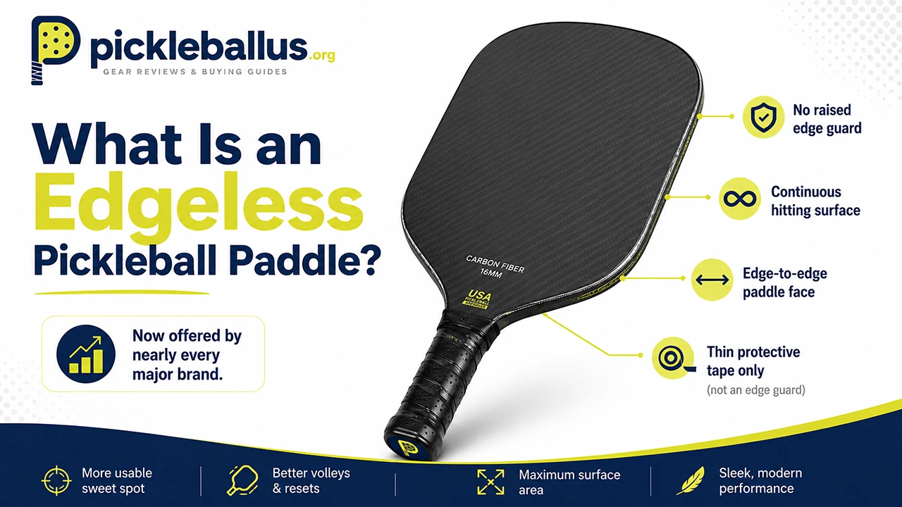 What Is an Edgeless Pickleball Paddle?