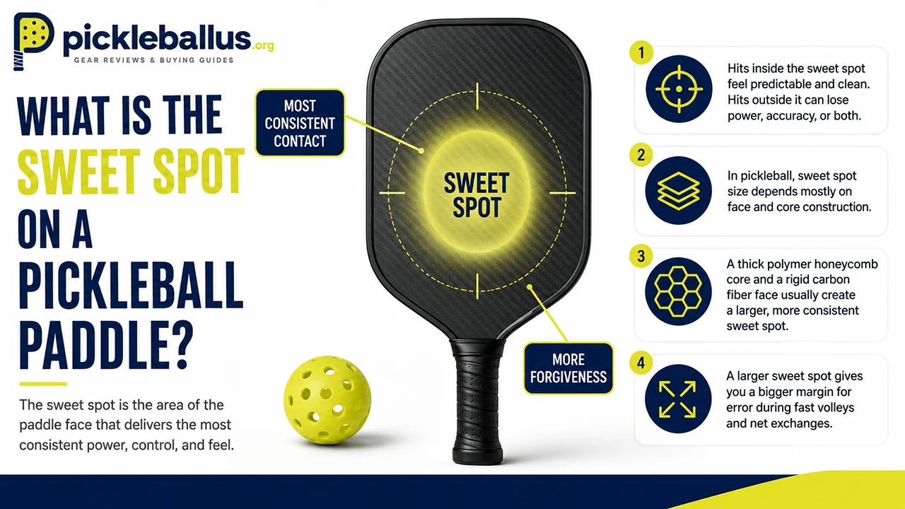 What Is the Sweet Spot on a Pickleball Paddle?