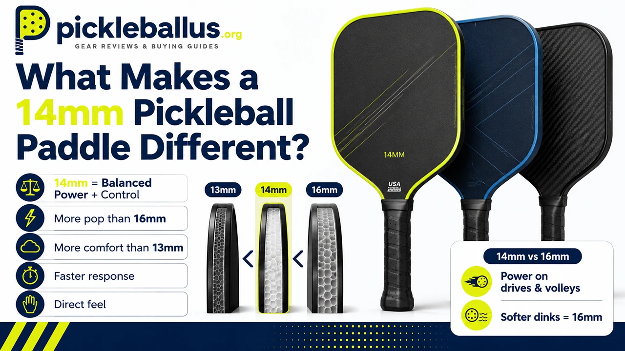 What Makes a 14mm Pickleball Paddle Different?