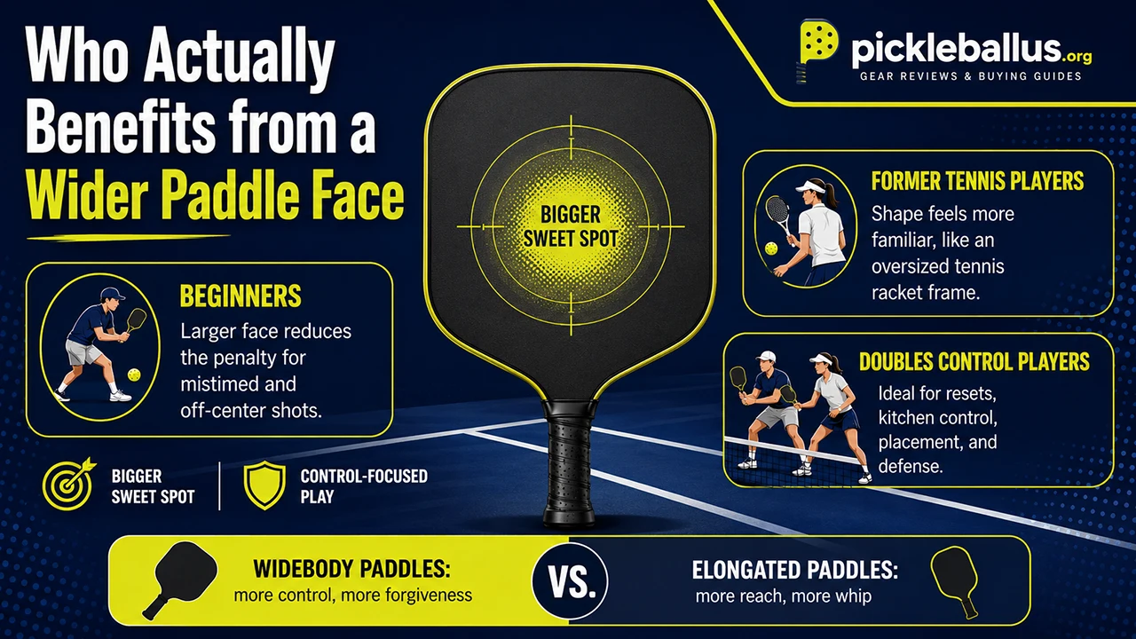 Who Actually Benefits from a Wider Paddle Face