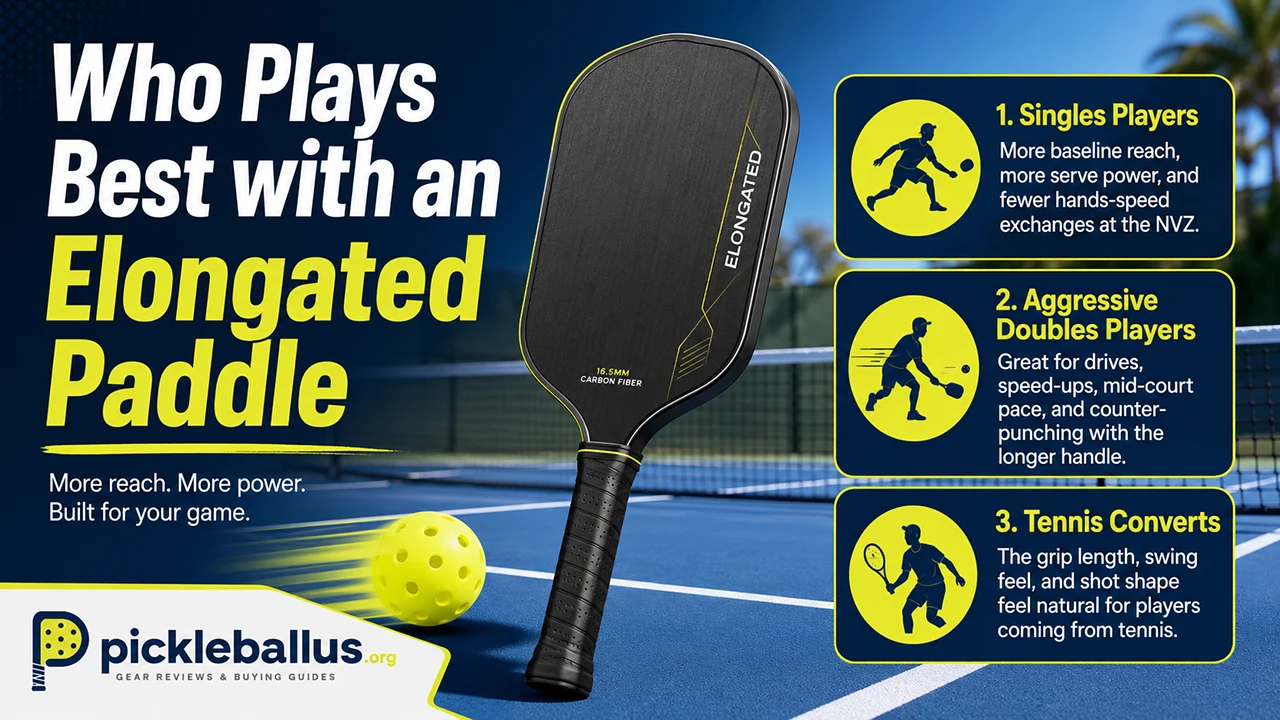 Who Plays Best with an Elongated Paddle