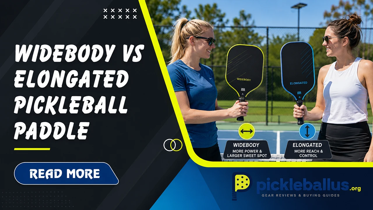 Widebody vs Elongated Pickleball Paddle