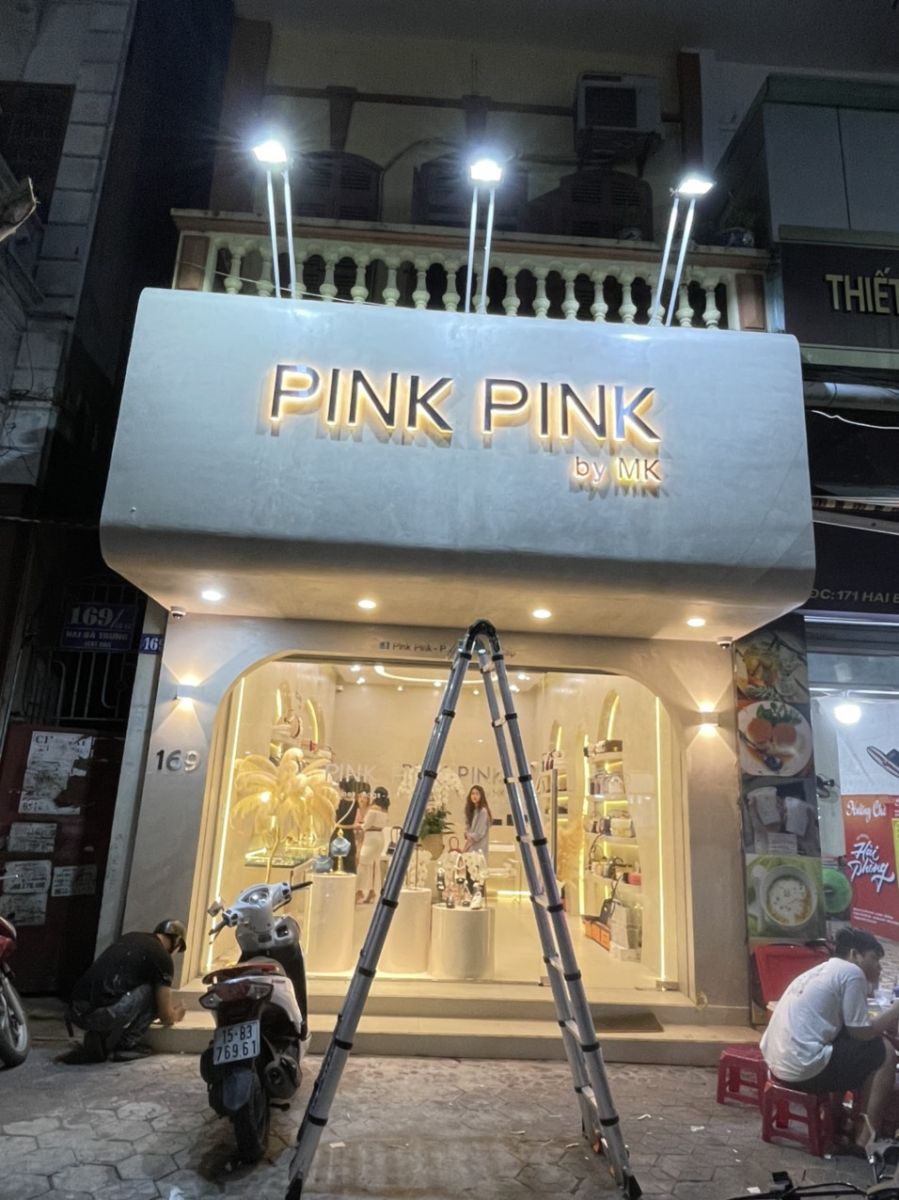 Setup trọn gói quán phụ kiện thời trang Pink Pink