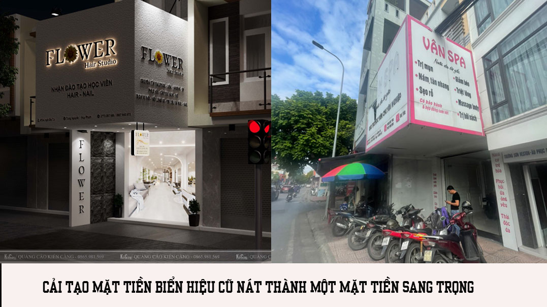 Chất liệu của biển quảng cáo salon tóc đa dạng cho chủ salon lựa chọn