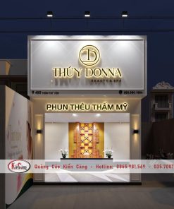 Thiết kế, thi công biển hiệu Spa Thúy Donna tại Hải Phòng