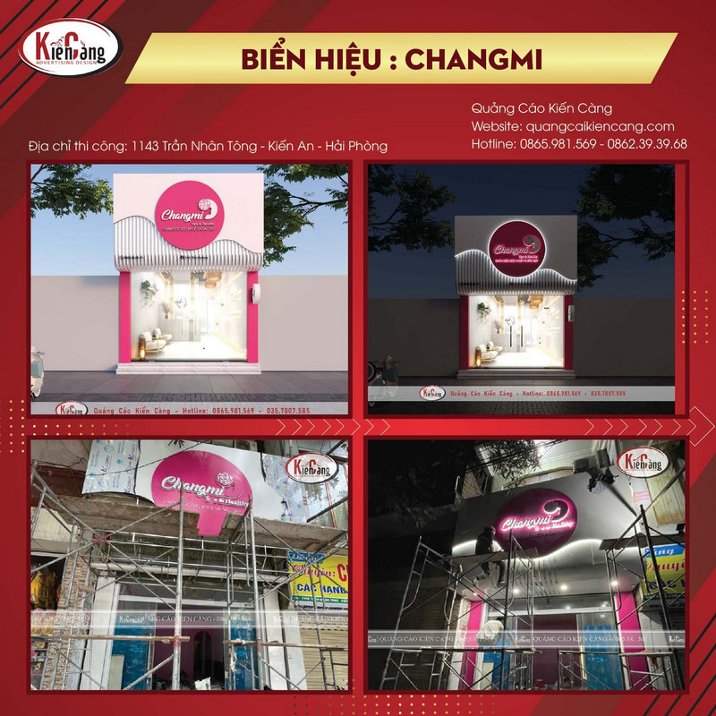  biển hiệu shop mỹ phẩm