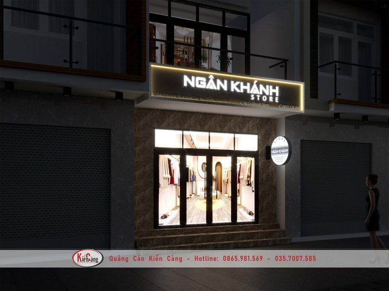 biển hiệu shop quần áo