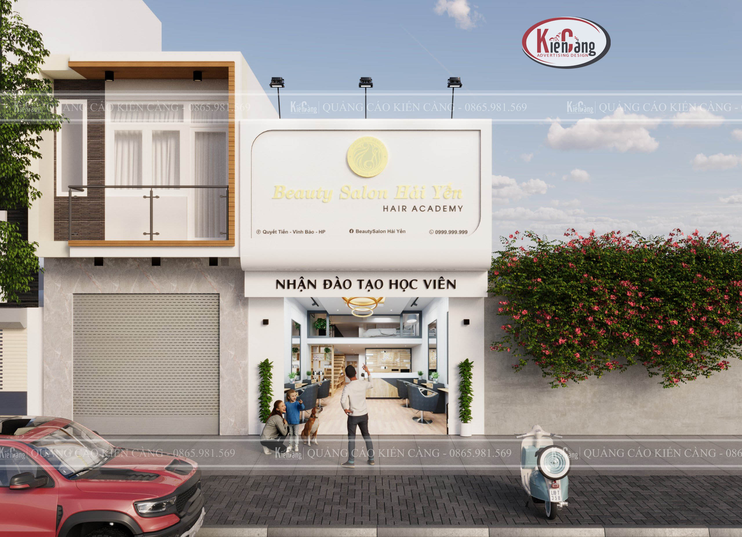 Biển quảng cáo salon tóc là gì?