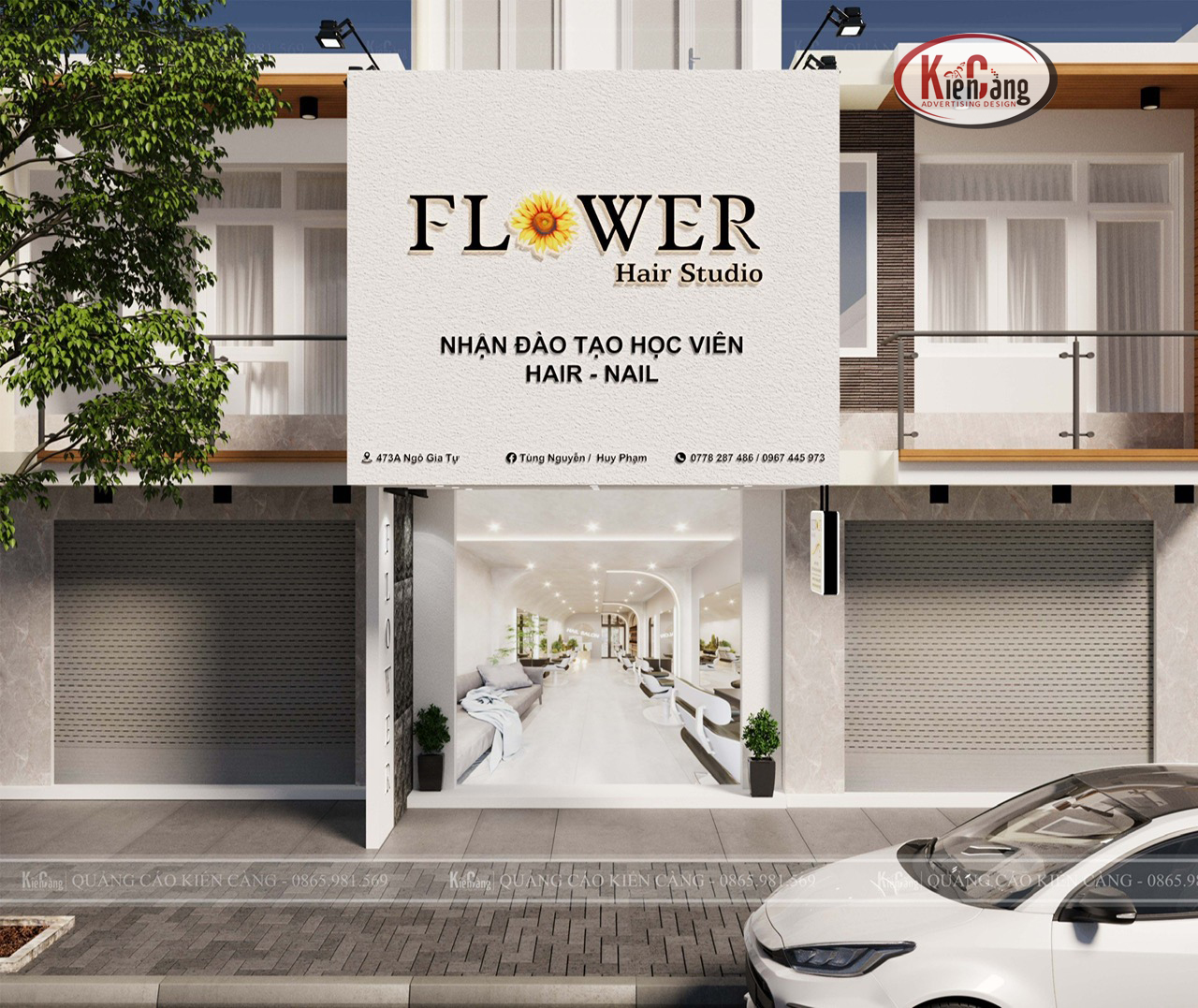 Vai trò của biển quảng cáo salon tóc