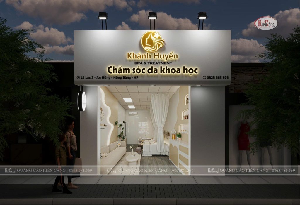 BIỂN HIỆU QUÁN SPA KHÁNH HUYỀN 
