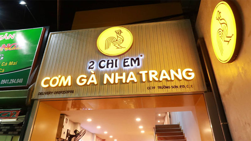 Làm bảng hiệu quán cơm đẹp, giá rẻ tại quảng cáo Kiến Càng