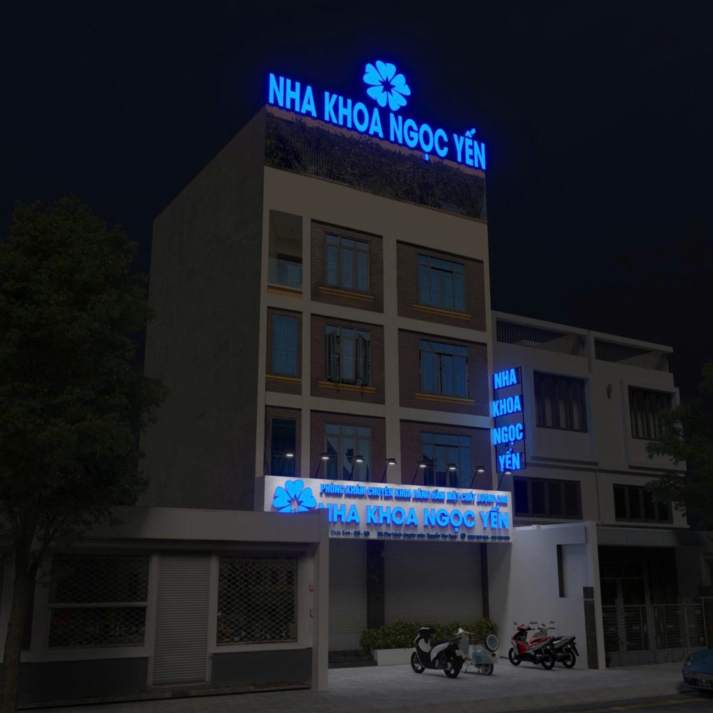 Biển hiệu quảng cáo chữ nổi tòa nhà