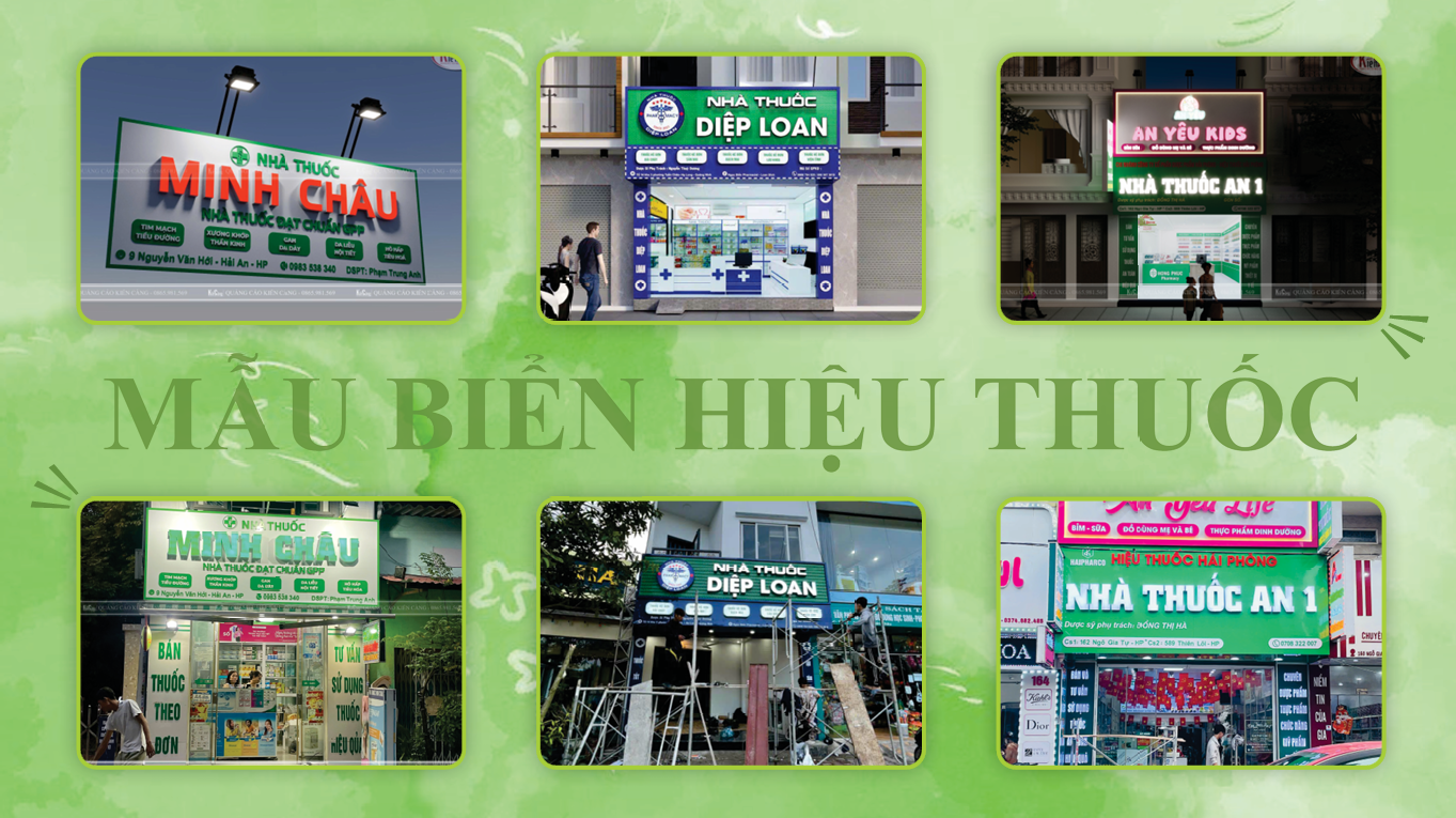Mẫu Biển Hiệu Thuốc Đẹp Tại Hải Phòng 2026