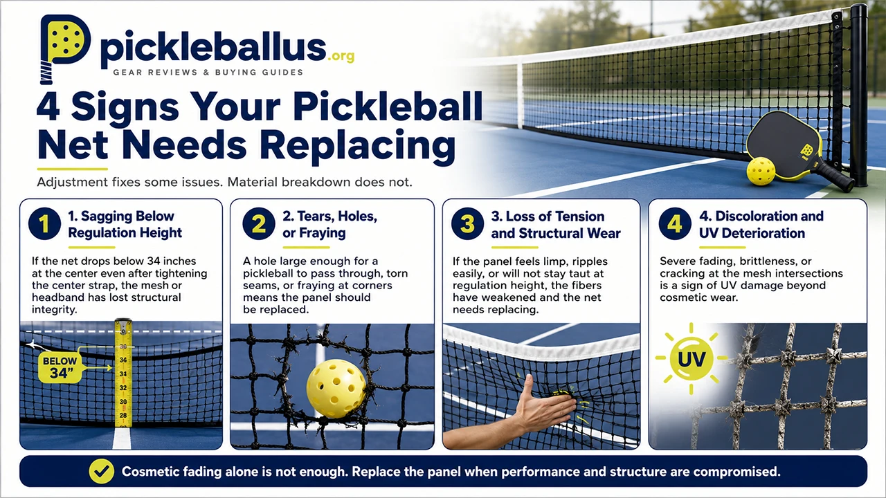 4 Signs Your Pickleball Net Needs Replacing